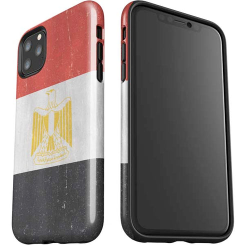Egyptian Flag Distressed iPhone 11 Pro Max Impact Case